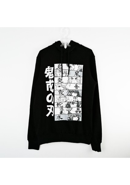 Kimetsu No Yaiba Kapşonlu Sweatshirt