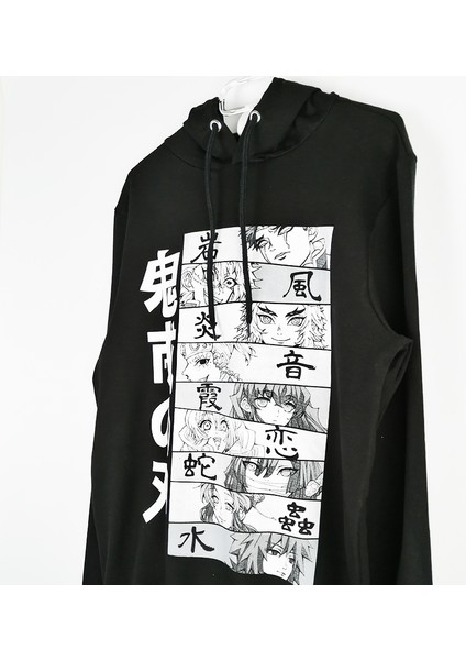 Kimetsu No Yaiba Kapşonlu Sweatshirt