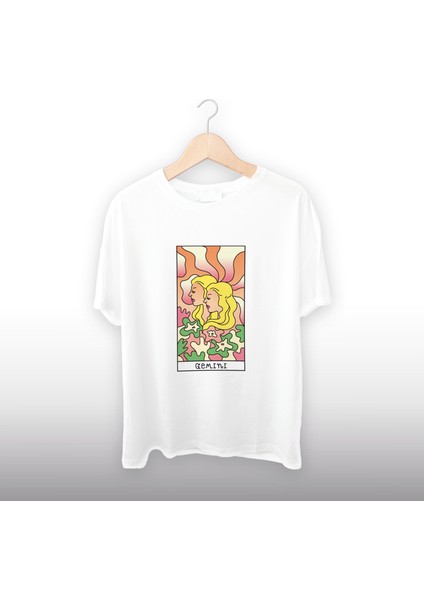 Ikizler Burcu Temalı Unisex Tişört