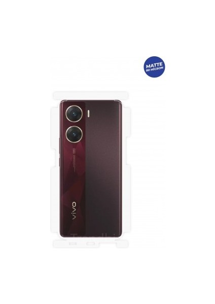 Vivo V29E Mat Arka ve Yan Koruyucu Tpu Film