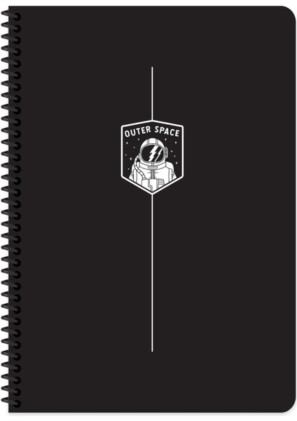 Keskin A4 80 Yp.kar. Pp Kp.spiralli Uzay Defter