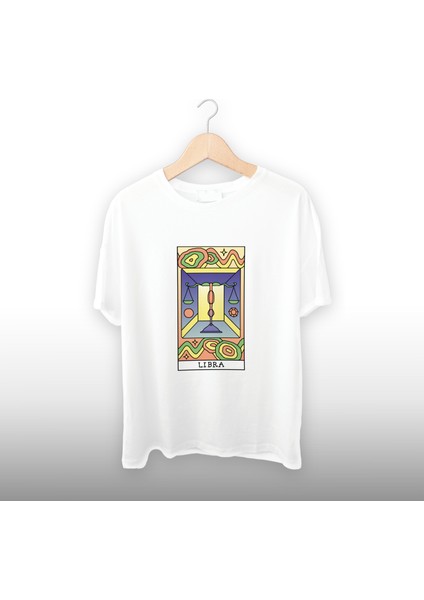 Terazi Burcu Temalı Unisex Tişört