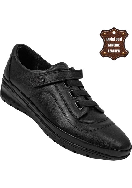 7666 Kadın Deri Casual Ayakkabı Siyah fırsatları