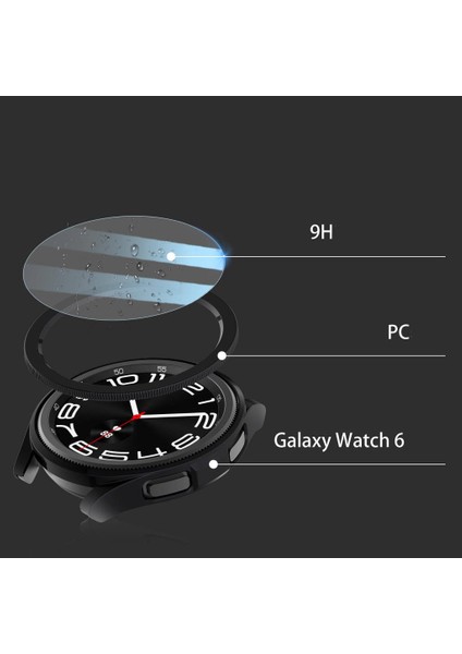 Samsung Galaxy Watch 6 Classic 43MM Sert Pc Kasa ve Ekran Koruyucu 29 modelleri
