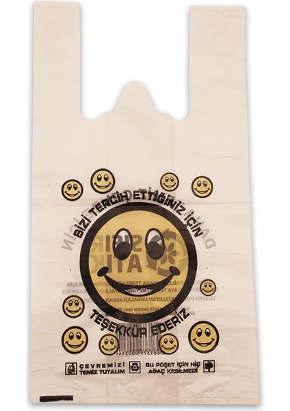 Gülenyüz Baskılı Hışır Atlet Poşet Küçük Boy 1 kg