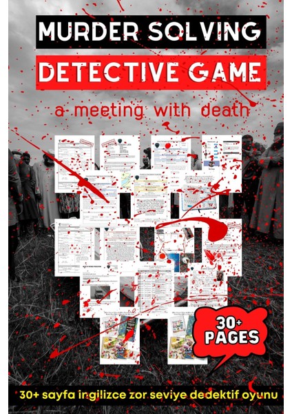 Detective Games - Who Is The Killer? - Murder Solving - Case File - Ingilizce Zor Dedektif Oyunu