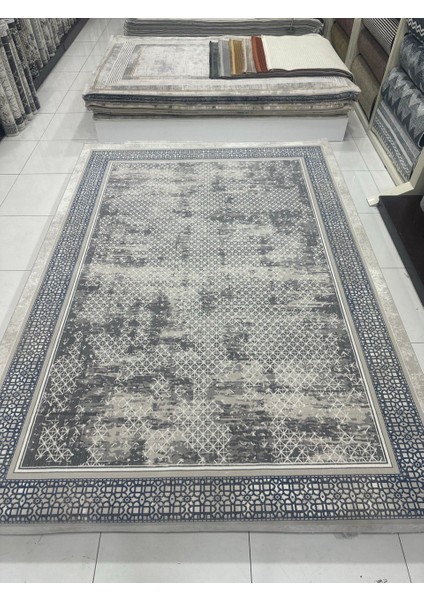 Dark Halı Bambu Saten Kaymaz Tabanlı Modern Yıkanabilir Kilim Halı Yeni Sezon 6m2 200X290 Dekoratif Halı