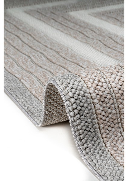 Olivia Bej %100 Polyester Bukleli Dokuma Makine Halısı Oturma Odası Salon Mutfak Halısı 160 x 230 fırsatları