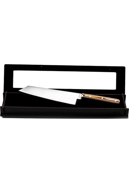 Özel Seri El Yapımı Profesyonel Yekpare Çelik Kiritsuke Şef Bıçağı (30CM) - Özel Ahşap Kutulu