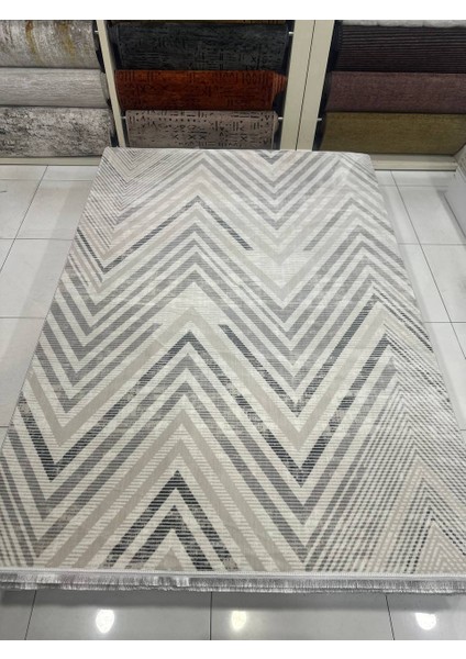 Bambu Saten Kaymaz Tabanlı Modern Yıkanabilir Kilim Halı