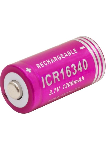 ICR16340 3.7 Volt 1200 Mah Lı-Ion Şarj Edilebilir Pil (81)