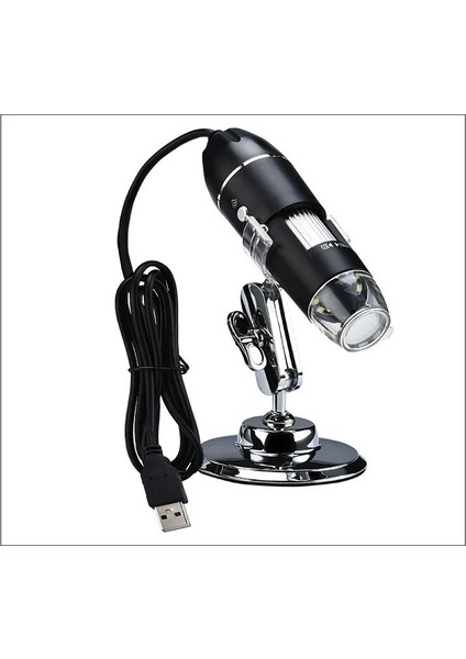 Dijital Mikroskop 1600X 2mp USB 8 LED Çok Amaçlı Tekstil Baskı Cilt Saç Biyolojik Analiz