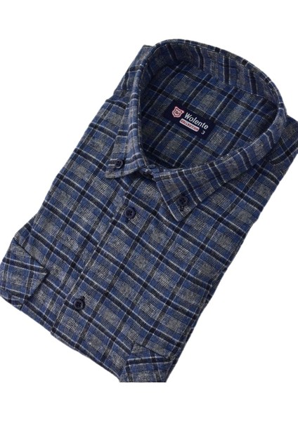 Erkek Pamuklu Kışlık Çift Cepli Kapaklı Gömlek BGLST03168 fiyatları