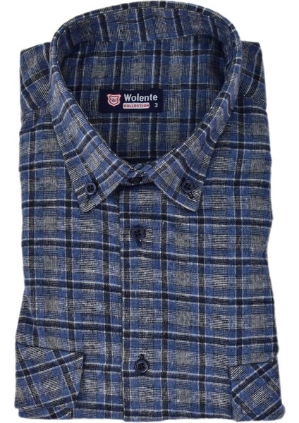 Erkek Pamuklu Kışlık Çift Cepli Kapaklı Gömlek BGLST03168 fırsatları