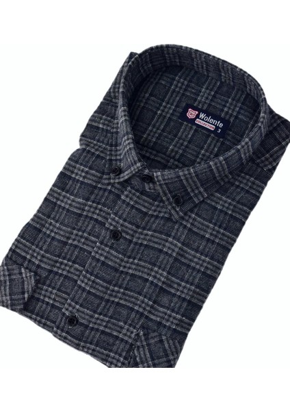 Erkek Pamuklu Kışlık Çift Cepli Kapaklı Gömlek BGL-ST03168 fiyatları