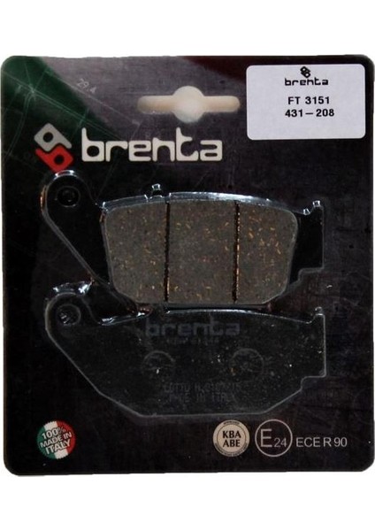 Cf Moto Clx 250 Arka Fren Disk Balata Brenta