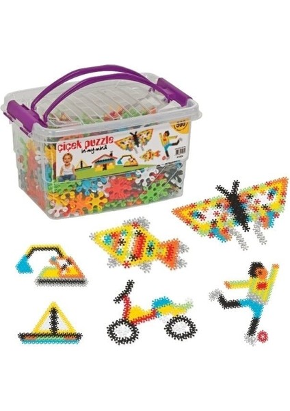 01904 Çiçek Puzzle 500 Parça -Dede