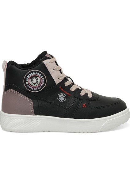 Skoza 3Pr Siyah Kız Çocuk High Sneaker