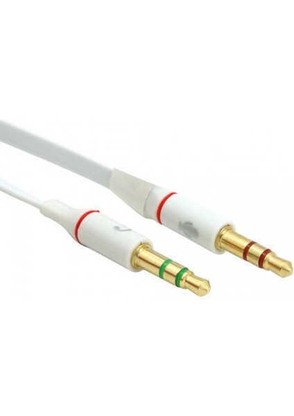3.5mm Stereo Dişi x 2 Stereo Erkek Kulaklık Mikrofon Hoparlör Ayırıcı 20 cm Kablo (81)