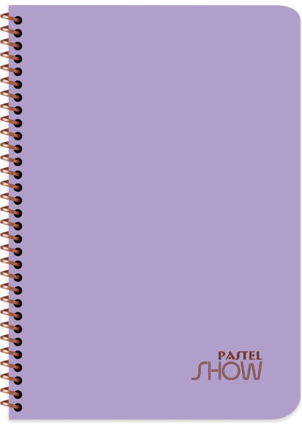 Keskin A4 120 Yaprak .kar. Pp Kp.spiralli Pastel Show Defter