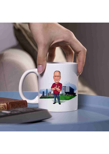 Erkeklere Özel Karikatürlü Kupa Bardak
