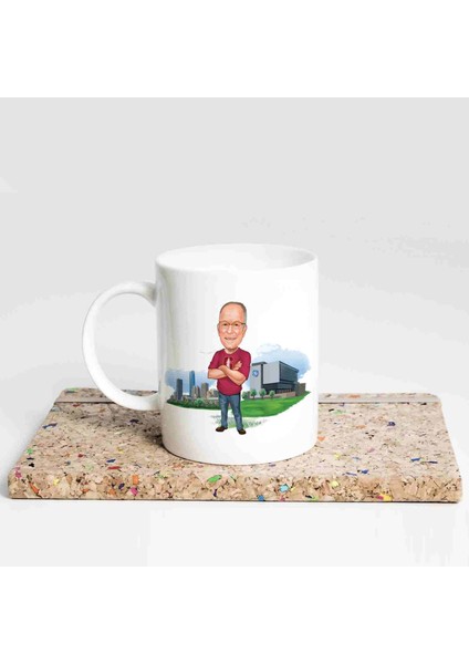 Erkeklere Özel Karikatürlü Kupa Bardak