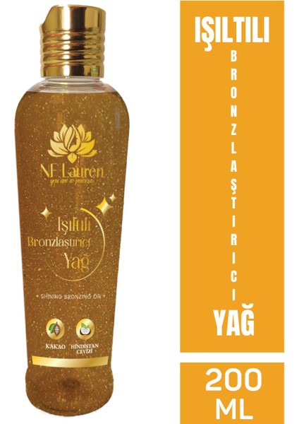 Işıltılı Bronzlaştırıcı Yağ 200 ml