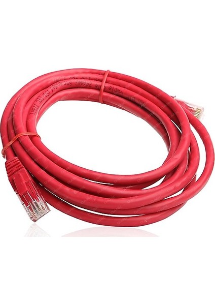 Cat6 Patch Kablo 3 Metre- Kırmızı