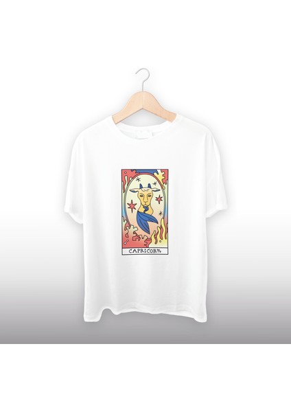 Oğlak Burcu Temalı Unisex Tişört