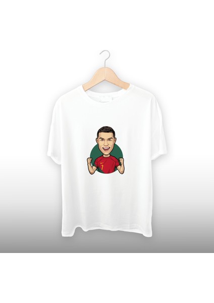 Ronaldo Gol Temalı Unisex Tişört