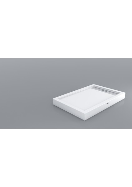 90X90 Drop Kare Monoblok Duş Teknesi (H:12,5 Cm)
