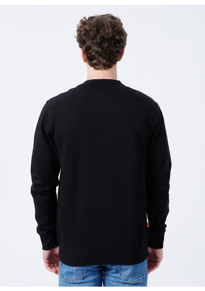 O Yaka Siyah Erkek Sweatshırt TB0A2BJ8P561 Core Logo Crew Bb fırsatları