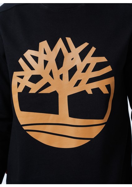 O Yaka Siyah Erkek Sweatshırt TB0A2BJ8P561 Core Logo Crew Bb indirimleri