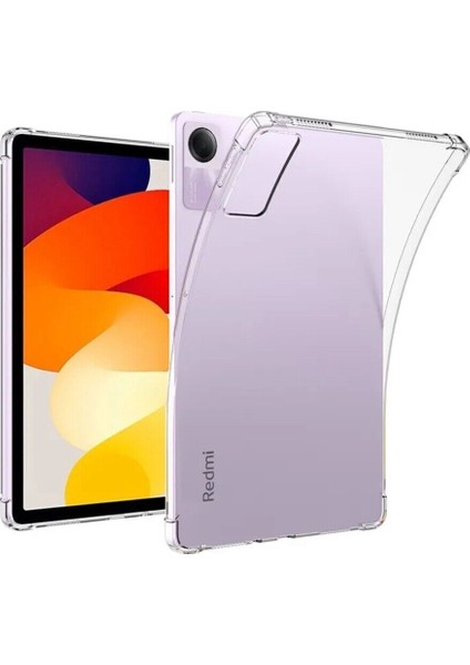 Xiaomi Redmi Pad 10.6 Uyumlu Köşe Korumalı Nitro Antişok Şeffaf Tablet Kılıfı