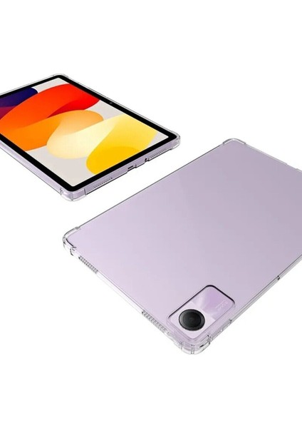 Xiaomi Redmi Pad 10.6 Uyumlu Köşe Korumalı Nitro Antişok Şeffaf Tablet Kılıfı