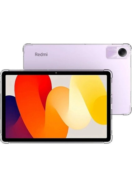 Xiaomi Redmi Pad 10.6 Uyumlu Köşe Korumalı Nitro Antişok Şeffaf Tablet Kılıfı