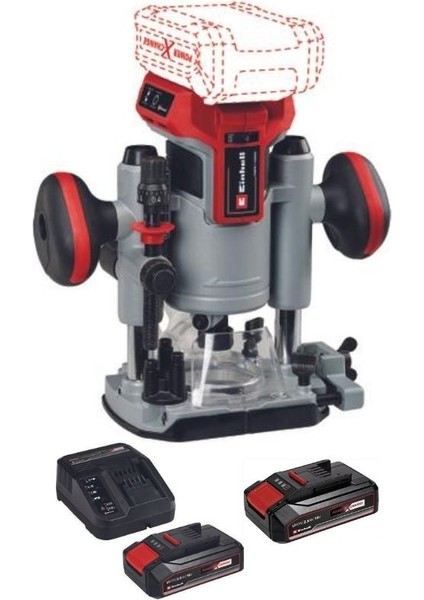 Tp-Ro 18 Li Bl 2X2.5AH Akülü Freze