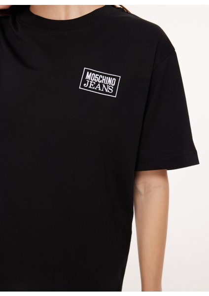 Bisiklet Yaka Düz Siyah Kadın T-Shirt A0709 fırsatları