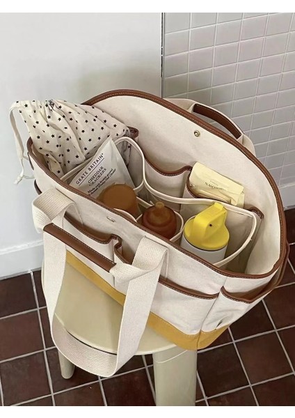 Büyük Kapasiteli Çok Bölmeli Taşınabilir Anne ve Bebek Çantası (Yurt Dışından) fiyatları