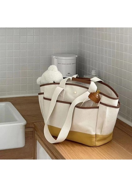 Büyük Kapasiteli Çok Bölmeli Taşınabilir Anne ve Bebek Çantası (Yurt Dışından)