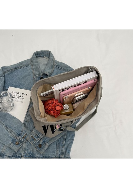 Büyük Kapasiteli Işe Gidip Geliş Çok Yönlü Omuz Çantası Günlük Moda El Çantası (Yurt Dışından) indirimleri