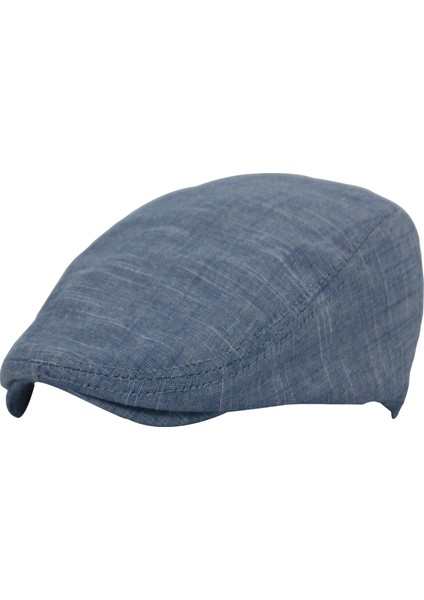 Açık Mavi Kasket Pamuklu London Flat Cap Şapka modelleri