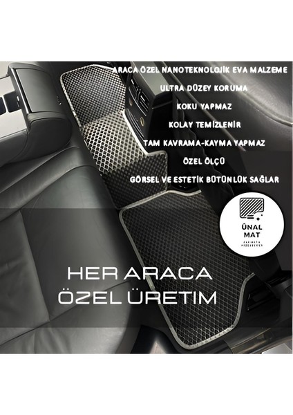 Ünal Matt Citroen C4(2004-2010) Uyumlu Akıllı Paspas Araca Özel Oto Paspas Araba Paspas