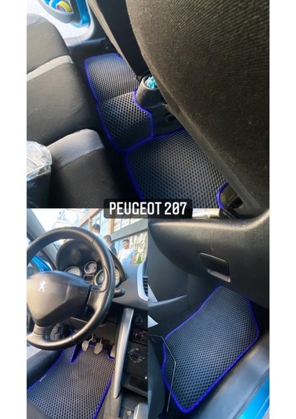 Ünal Matt Peugeot 207 Uyumlu Akıllı Paspas Araca Özel Oto Paspas Araba Paspas