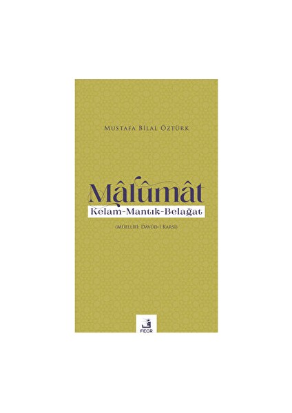 Malumat - Mustafa Bilal Öztürk