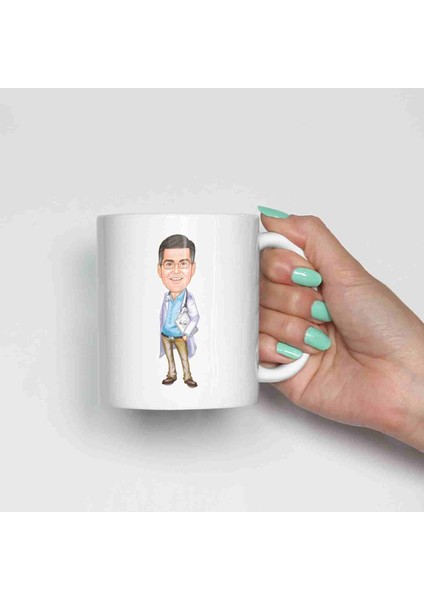 Erkek Doktorlarımıza Özel Karikatürlü Kupa Bardak fırsatları