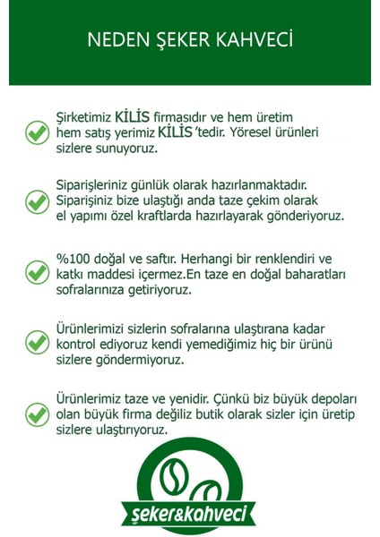 Sert Içim Yoğun Kahve Tadında Taze Çekim 250 gr Türk Kahvesi
