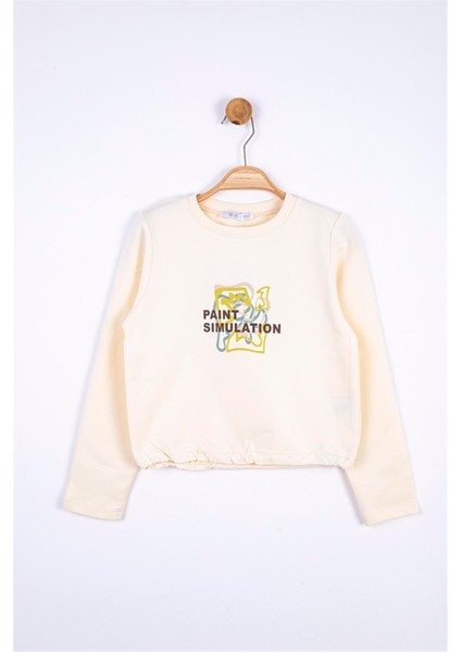 Kız Çocuk Puzzle Sweat