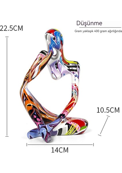 Düşünme Süslemeleri Ev Soyut Karakter Dekorasyon Sundurma (Yurt Dışından) fiyatları