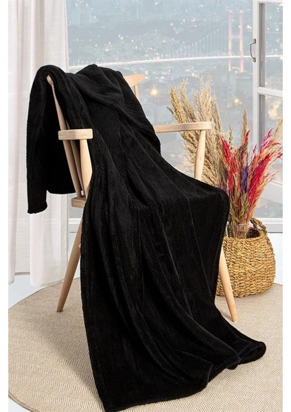 Siyah Wellsoft Tv Battaniye